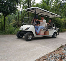 四川观光车在青城山景区的运用