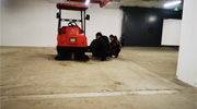 驾驶式扫地机出租用于龙泉白鹤林小区地下车库开荒保洁